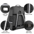 Padded Car Seat Travel Bag, Large Durable Carrier Bag with Steel Cable Handle and Reflective Stripes