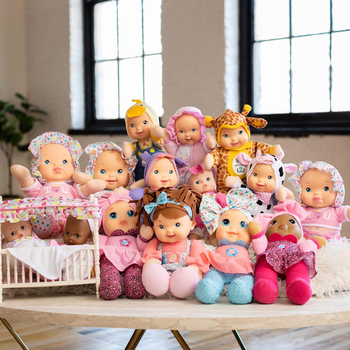 Softina Pink Toy Doll for Baby's First Bathtime, Lifelike Features, Machine Washable, Ages 1+