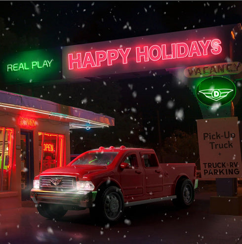 17 Inch 3+ Driven by Battat Large Pick-Up Truck Toy for Kids Utility Vehicle with Opening Doors & Tailgate Built Tough