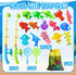 TOY Life Magnetic Fishing Game for Kids 3-5, Toddler Fishing Poles for Pool Water Fish Bath Toys