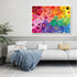 Rainbow Flowers Jigsaw Puzzles for Adults, 1000 Pieces, Large Artwork Puzzle Game for Teens Family - 27.6X 19.7IN