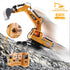 Boys,16 3-5 4-7 8-12 ViRockSign Remote Control Excavator Toys for Channel RC Excavator Construction Toys with Metal