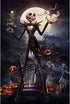 Jigsaw Puzzle 1000 Piece Wooden Puzzle - Halloween Picture for Family Decorations, Unique Birthday Present