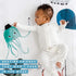 100% (52 28 inches) Rookie Humans Cotton Sateen Fitted Crib Sheet: Underwater Love. Modern Nursery, Use as a Photo