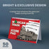 11.3x7.9 50-Page Queensell Extra Large Mexican Train Score Pads in Mexican Train Accessories for Classic Domino Game