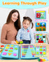 Exorany Busy Board Montessori Toys for Toddler Boy Girl Birthday Gifts, Busy Book Sensory Learning Toys for Toddlers