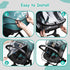 Rain Cover, Compatible with Doona Infant Car Seat Stroller, Protects from Rain, Snow, Wind, Cold, Side Ventilation