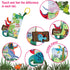Dinosaur Baby Books for 0-6 Months, Crinkle Cloth Tummy Time Toy Touch and Feel for Babies and Toddlers