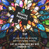 1000 1000 1:1 Impossible Jigsaw Puzzles for Adults Pieces-Stained Glass Puzzles Floral Hard Challenging Puzzles