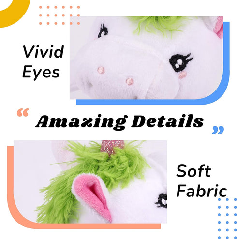 Hopearl Talking Unicorn, Nodding Electric Interactive Toy, Repeats What You Say, Plush Buddy for Toddlers, 7.5''