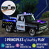 Liberty Imports RC Remote Control Police Pickup Truck Toy Vehicle with Lights and Sirens, 1:16 Rechargeable Cop Car