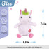 Hopearl Talking Unicorn, Nodding Electric Interactive Toy, Repeats What You Say, Plush Buddy for Toddlers, 7.5''