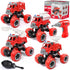LUDILO 4PCS Fire Truck Toys for 3-5 Year Old Boys, DIY Assembly Take Apart Firetruck with Electric Drill, STEM Building