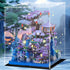 APENGBAOL Set 2500+PCS Peach Blossom Pond Japanese Architecture Building Blocks for Adults and Kids with Acrylic