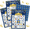 Liliful 35 Pcs Eid Al Adha Bingo Games, 24 Players Eid Mubarak Bingo Cards for Ramadan Party Favors