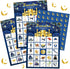 Liliful 35 Pcs Eid Al Adha Bingo Games, 24 Players Eid Mubarak Bingo Cards for Ramadan Party Favors
