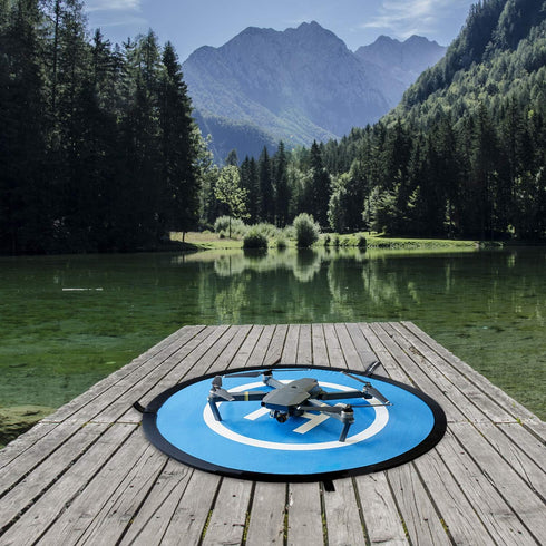 30"/75cm Waterproof Drone Landing Pad, Portable Foldable Helipad for DJI Mavic Pro Phantom 2/3/4, RC Drones