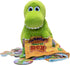 Game-A-Saurus Rex - Play 10 Different Games with Plush Dinosaur | Store Game Pieces Inside Rex