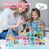 Set, 3 4 5 6 7 8+ 103pcs 3-5 MAGBLOCK Magnetic Building Blocks Upgraded Magnetic Tiles Toys for Year Old Girls, Magnet