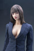1/6 Scale Female Head Sculpt, Beauty Girl Planted Hair Carving for 12inch PH TBL JO Action Figure Body Collection
