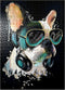 MyPuzzle French Bulldog with Headphones - Premium 500 Piece Jigsaw Puzzle for Adults
