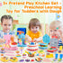 5-in-1 Sets 3+ Set 24 Set Color Dough for Kids Ages DIY Food Maker Toys with Dough, Arts and Crafts Kit for Pretend