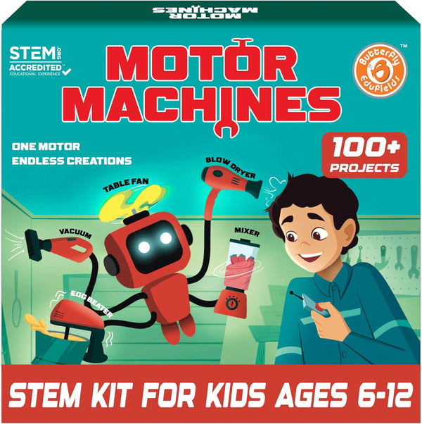 Butterfly EduFields 100+ STEM Toys for Ages 8-13 Boys Girls | STEM