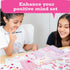 jackinthebox DIY Journal for Girls Ages 8-12, 242 PCS Scrapbook Kit with 10 Fun Guided Spreads