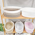 ABenkle Small Basket with Handles - Decorative Durable Rope Woven Storage Bin, Easter Baby Gift Basket