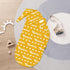 YallLocoMo Sets Newborn Swaddle Blankets Hat Yellow Heart Name Soft Baby Receiving Blanket Swaddle Sack for Baby Shower