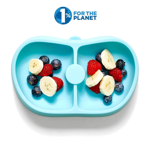 Nummy BOWL - Pure Silicone Bowl with Hidden Suction Cup for Babies and Toddlers | BPA and Phthalate Free | Microwave