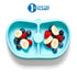 Nummy BOWL - Pure Silicone Bowl with Hidden Suction Cup for Babies and Toddlers | BPA and Phthalate Free | Microwave
