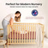 100% (Set 2) (28 52 Inches) Organic Cotton Muslin Crib Sheets of Soft & Breathable Fitted Sheets for Boys and Girls