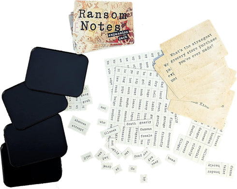Pack 3+ Ransom Notes Expansion One - The Ridiculous Word Magnet Party Game, Players