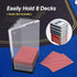 GSE 8 Deck Clear Acrylic Blackjack Discard Trays, Casino Grade Holder for Blackjack