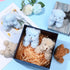 Threan 8 Pcs Mini Plush Bears, 4'' Small Bear Bulk Stuffed Animal Toys, Tiny Soft Dolls for Keychain Baby Shower Favors