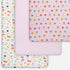 (3 Pack) Set GROW WILD Butterflies & Flowers Fitted Crib Sheets Girl - Soft Jersey Cotton Fitted Sheet, Toddler Bed