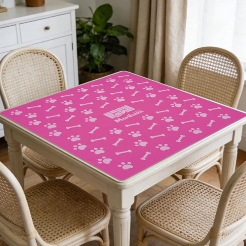 Morihaza (Style-1) Premium Mahjong Mat for Table - Non-Slip Mahjong Table Cloth with Printed Rules - Stylish Mah Jongg