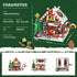 PleyWalden 12+ Set 1288Pcs Christmas Gingerbread House Building Block for Girls Age with LED Lights, Christmas Village