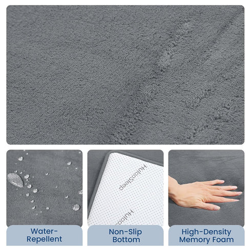 Floor,1.3" 50"50" Tummy Huloo Sleep Baby Play Mat for Thick Elasti-Foam Playpen Mat for Time,Water Repellent Soft Coral