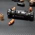 Generic (Black-Stye1) Metal EDC Fidget Gun for Adults - Silent Stress Relief Toy with Bullet Launcher & Tactile Slider