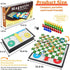 3 1 Set Set 12.4 Inches in Magnetic Board Games for Kids Adults - Classic Travel Game with Chinese Checkers, Ludo