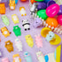 24 JOYIN Pcs Easter Prefilled Eggs with Mochi Squishy Toys, Lovely Animal Stress Reliever Squishy Toy for Easter Theme