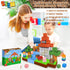 Goody King Magnetic Blocks, 100PCS Magnet Building Cube Game, STEM Montessori Stacking Toy for Boys & Girls