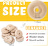 Civaner 36 Pack Wooden Wheels Toys - Mini Wooden Craft Wheels with Axle Pegs for DIY Toy Cars