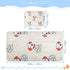 SyXIOP 28" 52" Cute Dalmatian Dog Cartoon Cooling Baby Mattress Protector Crib x Ultra Soft Crib Mattress pad