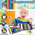 MindPal 3 3+ Busy Board, Montessori Toy for Over Year Old, Toddlers Educational Activity Developing Sensory Board