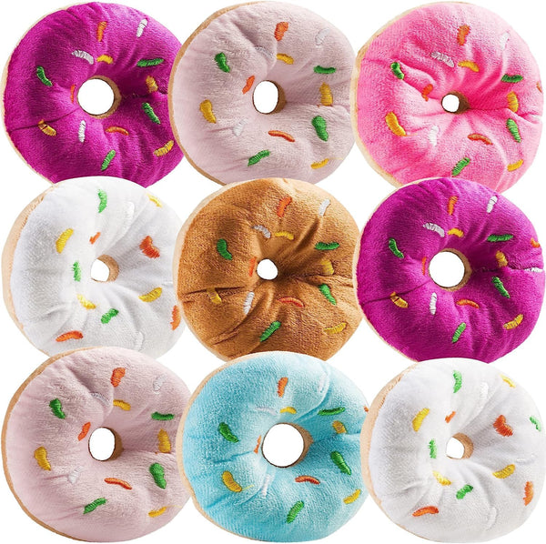 Bedwina Plush Donuts with Sprinkles - (Pack of 24) 1 Dozen Stuffed