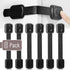 Bates Child Safety Strap Locks, 6 Pack Black Baby Proof Cabinet and Drawer Locks for Child Safety