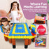 250-Piece Set 4+ Beblox Building Blocks for Kids - Connecting Tiles - Interlocking Building Blocks for Kids, STEM Toys